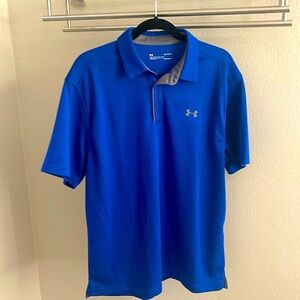 NWT Under Armour Blue polo shirt